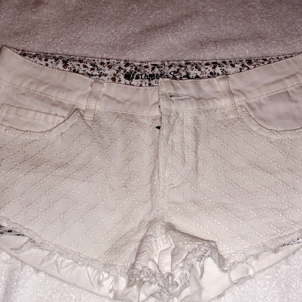 Element White Shorts